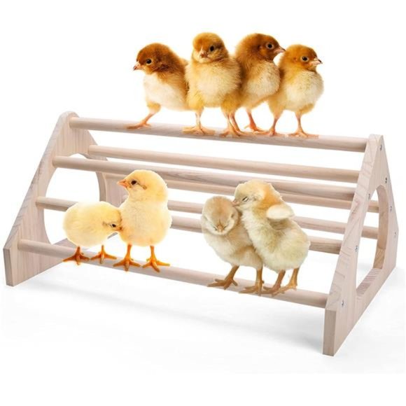 Chicken Perch Chicken Toys for Coop Chicken Swing Chicken Wood Stand Chicken Toy - Picture 9 of 12